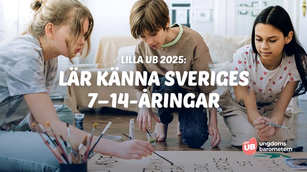Lär känna Sveriges 7–14-åringar med Lilla UB 2025
