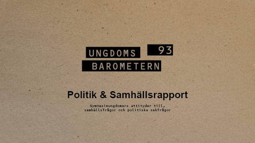 Politik och samhällsrapport